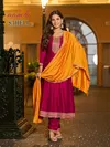 Saheli By Aanchi Vichitra Silk Online Kurti With Bottom Dupatta Wholesale